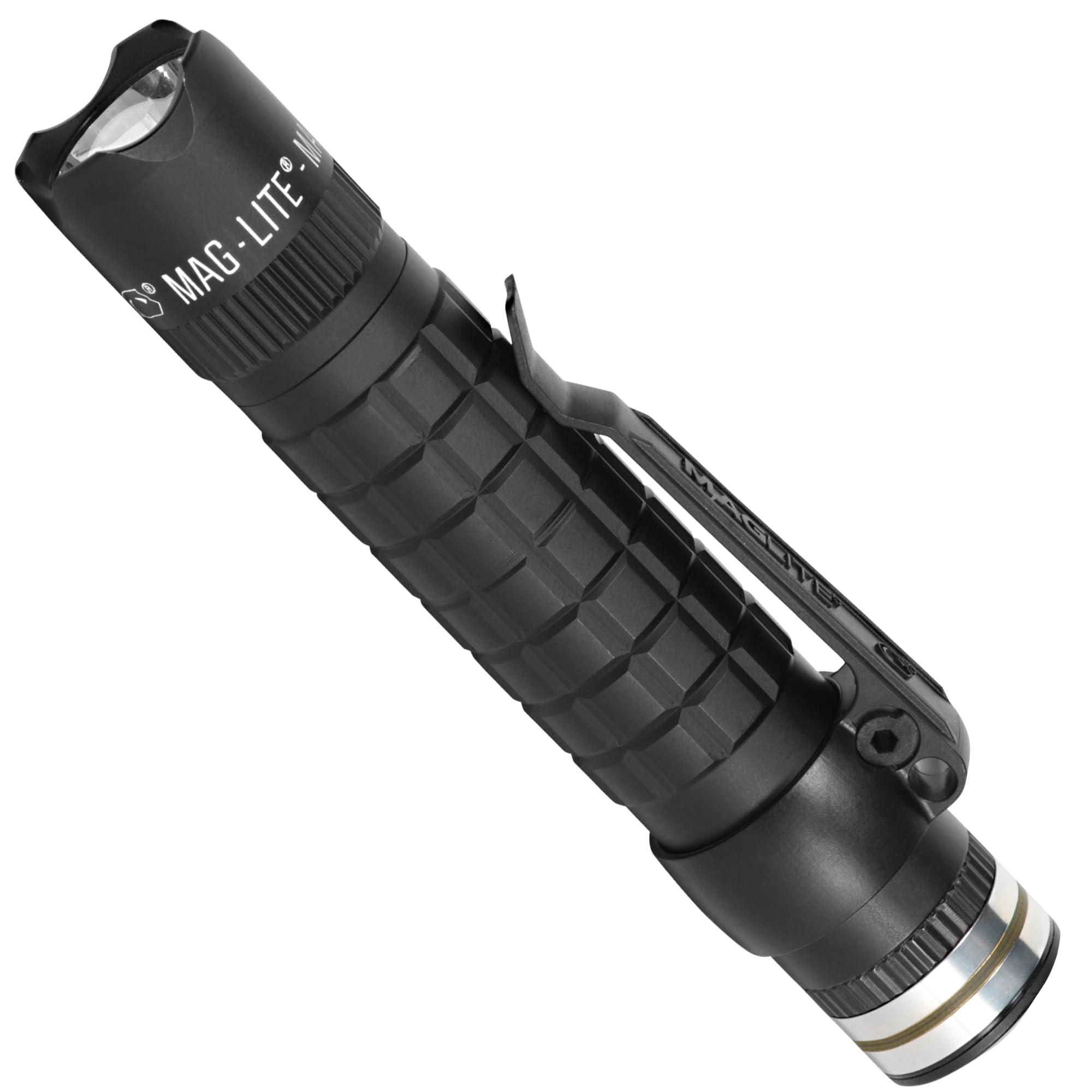 Maglite TRM1RA4 MAGTAC Rechargeable Flashlight w/Crowned Bezel-Black