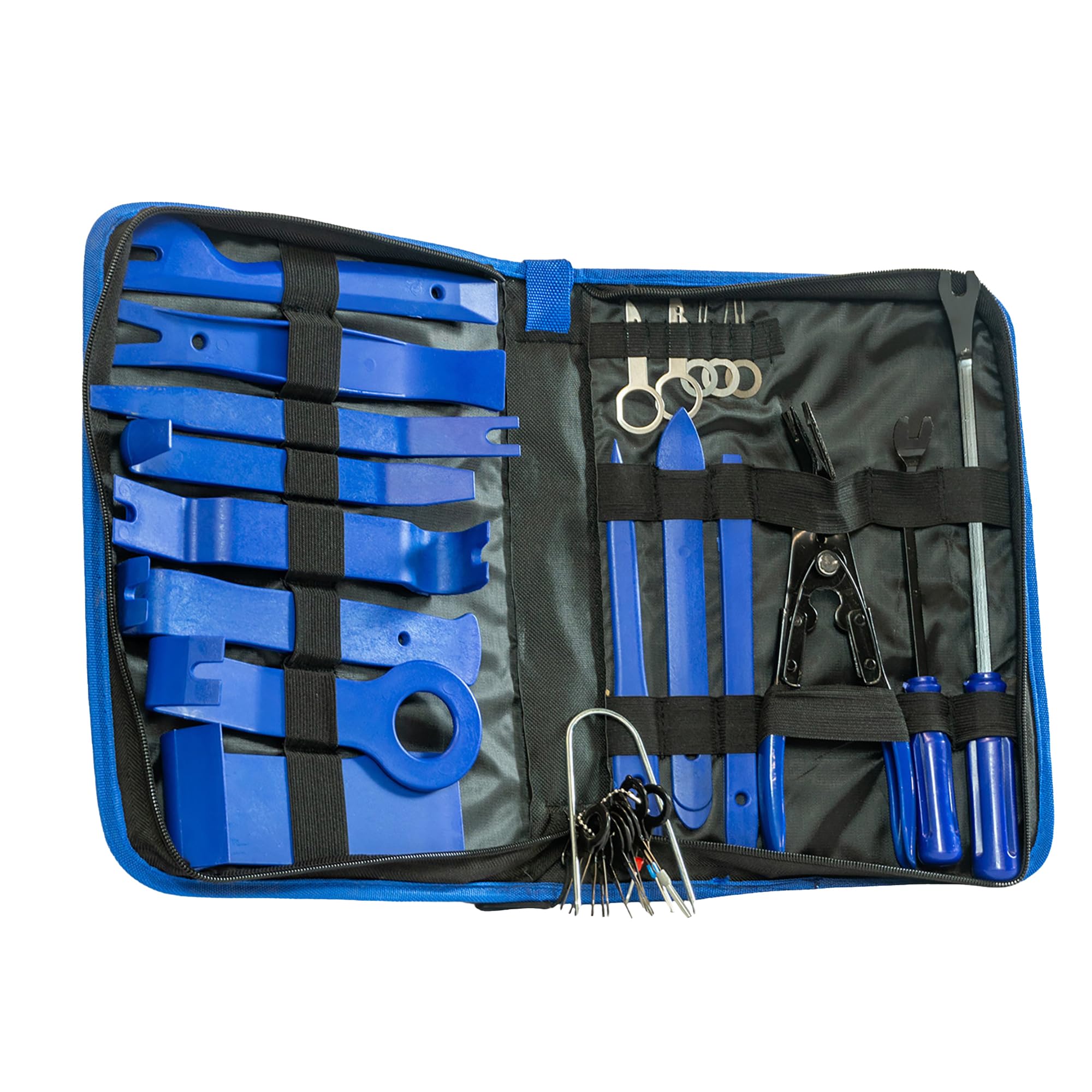 Dynamat Trim Panel Removal Tool Kit – Easily Remove Interior & Exterior Trims, Moldings, Door Panels, & Dashboards – Makes Installation Easy – 31 Piece Tool Set & Custom Zippered Case