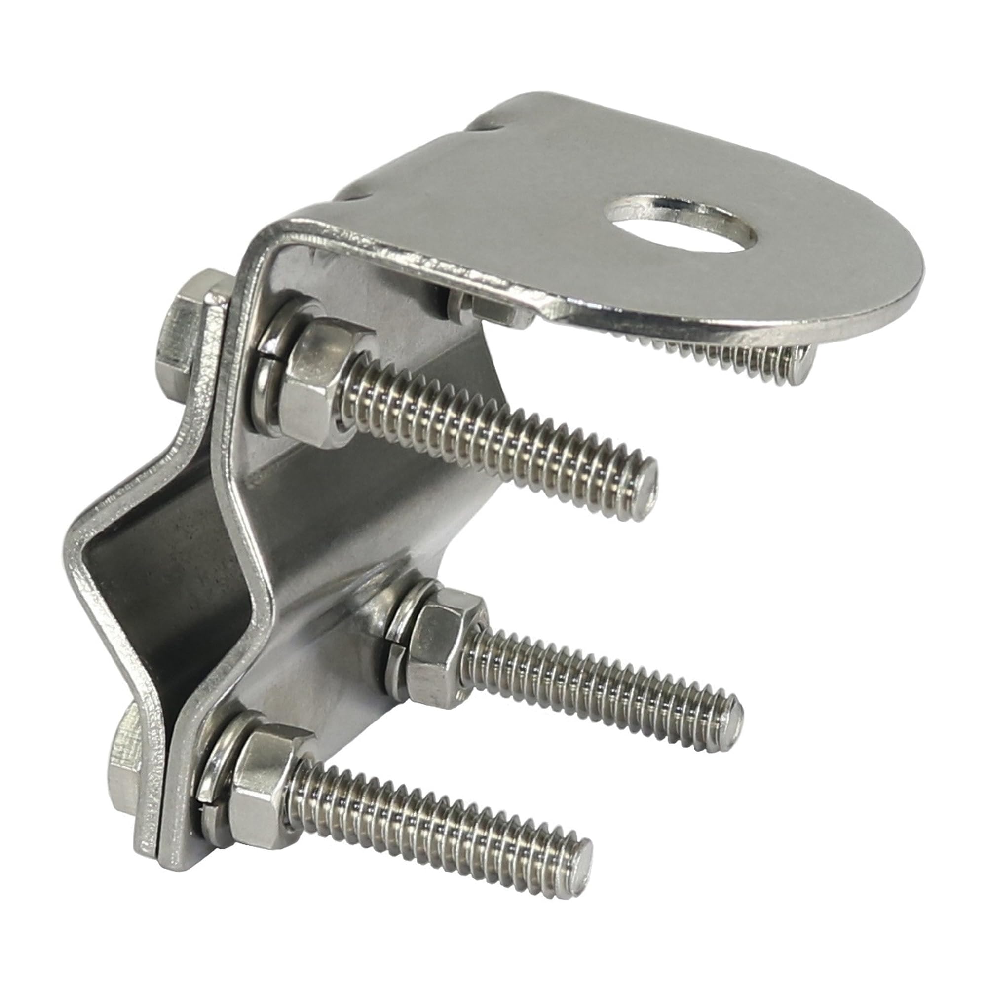 Tram 277 Double-Groove Stainless Steel CB Antenna Mirror Mount
