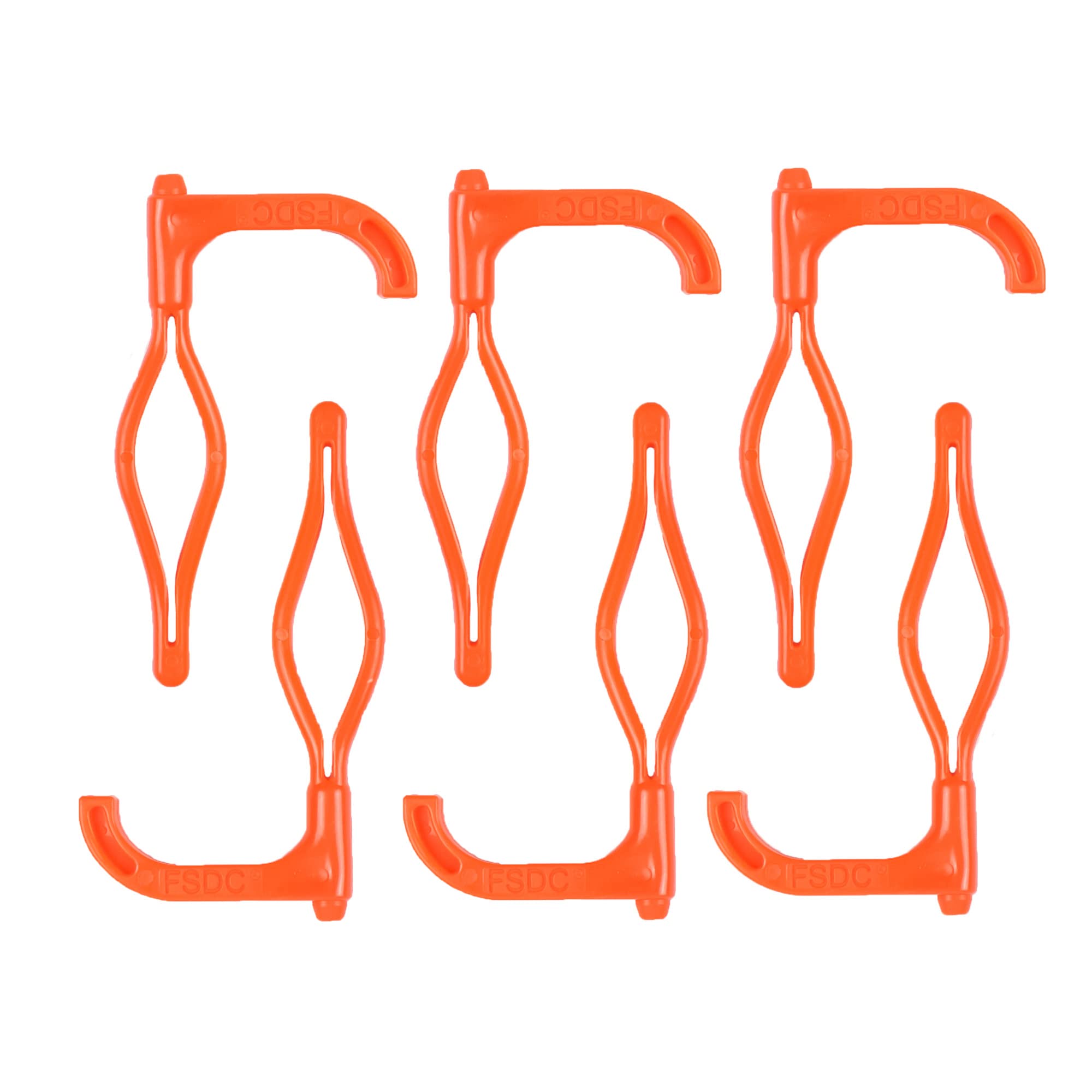 FSDC (Firearm Safety Devices - FSDC-725SRCF Shotgun Chamber Safety Flag 6-Pack – Durable, Long-Lasting High-Density Polyethylene (HDPE) – High Visibility Orange