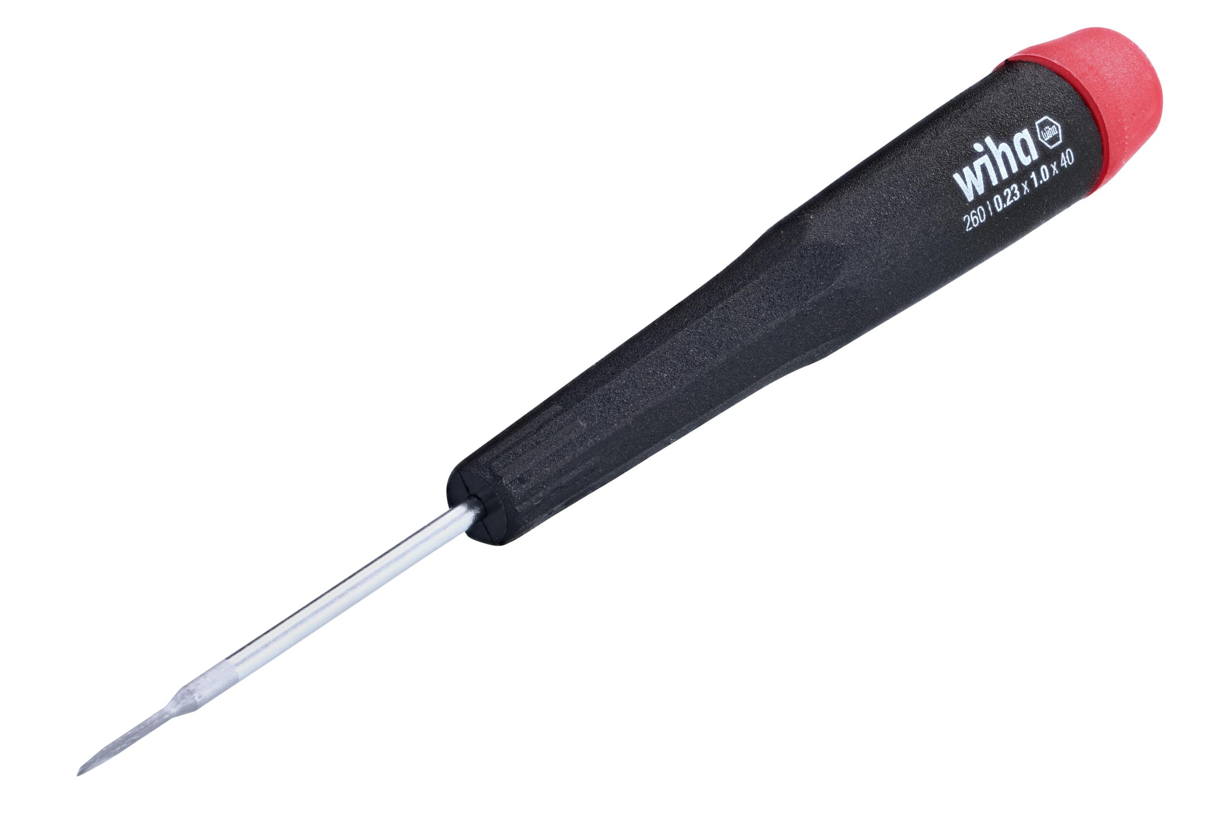 Wiha 26010W Precision Slotted Screwdriver 1.0mm (.039″) x 40mm