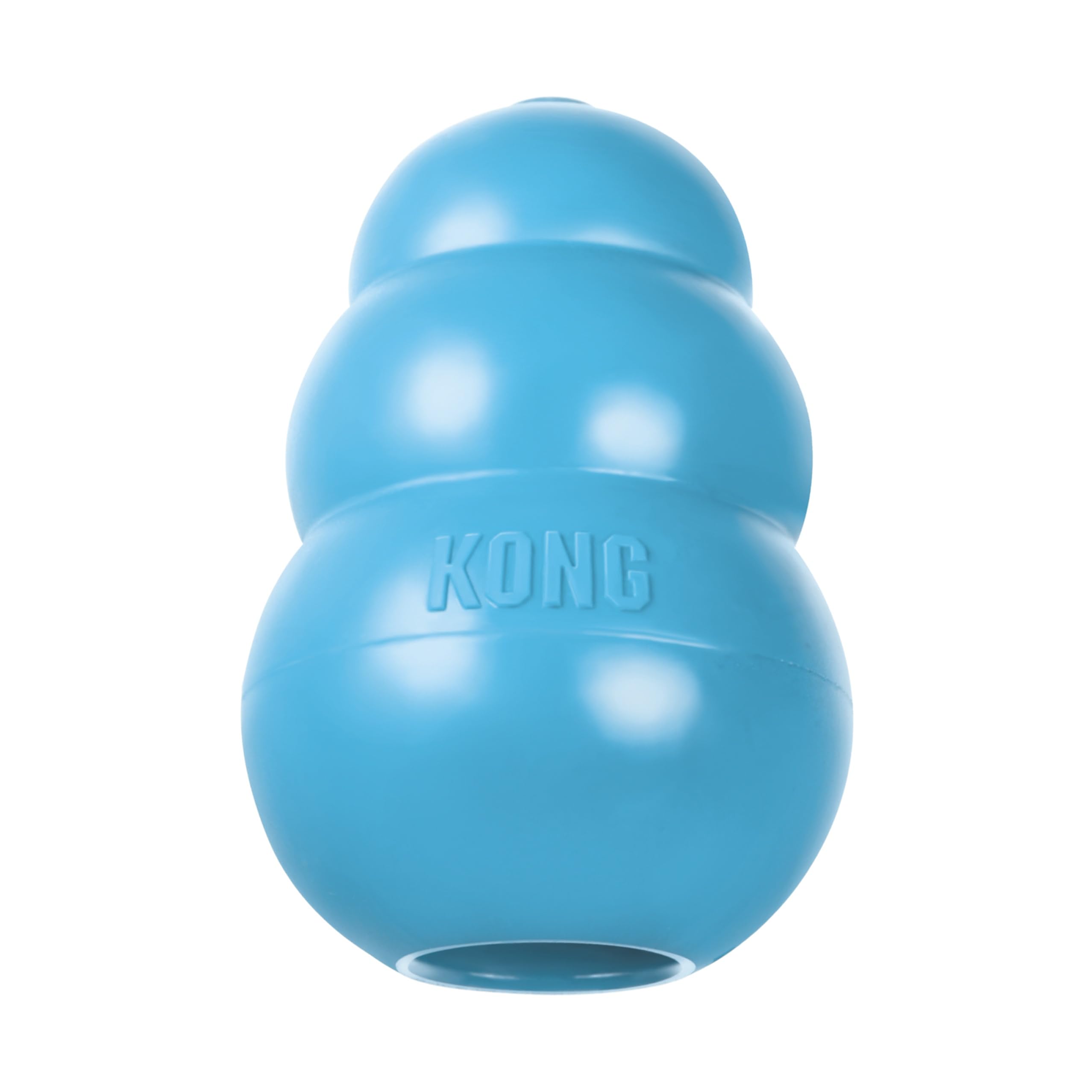 KONG Puppy, Natural Rubber Teething Chew Toy, for Small Puppies, Blue