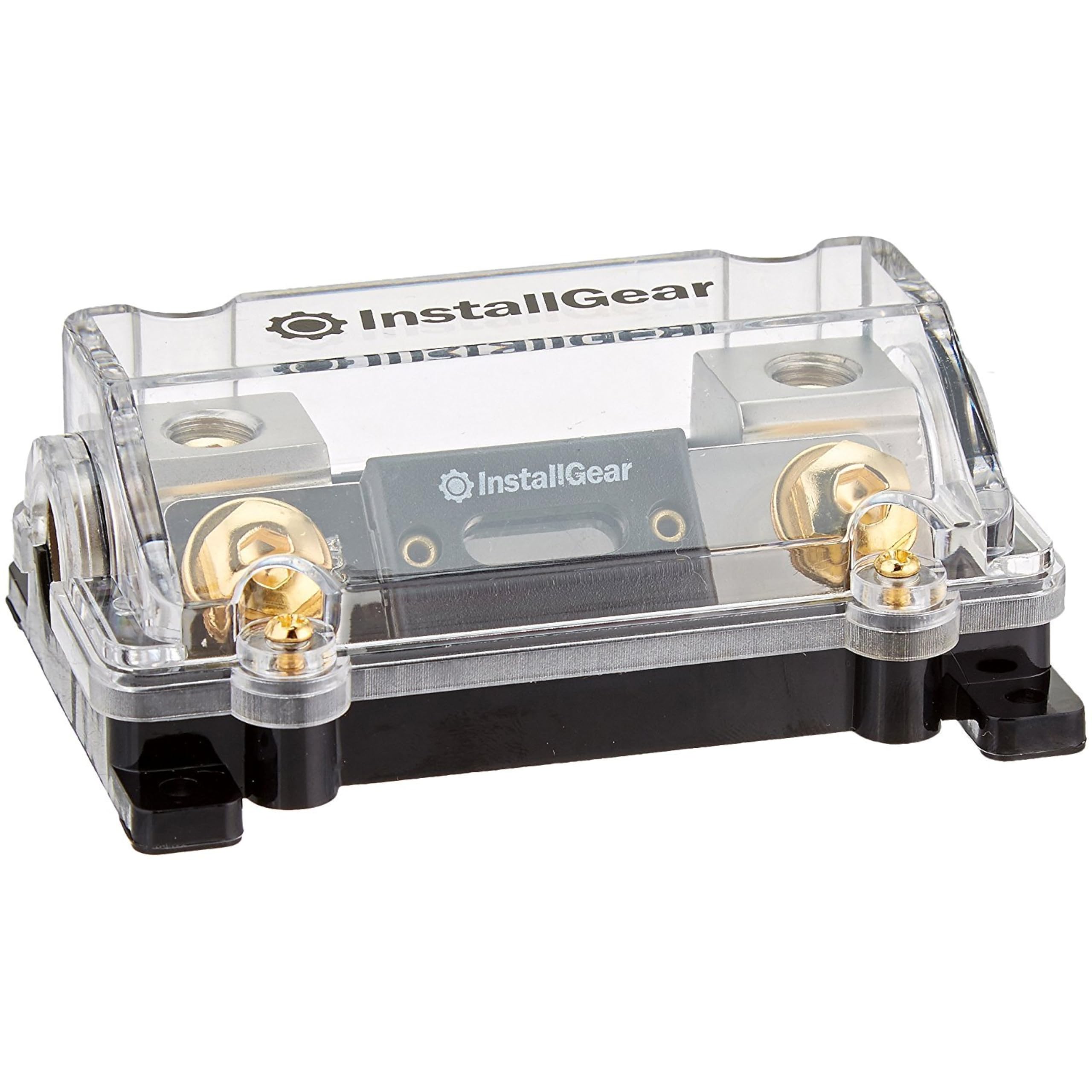 InstallGear 0/2/4 Gauge AWG in-Line ANL Fuse Holder with 250 Amp - Inline Block- No Wire Terminals Needed - Automotive Block