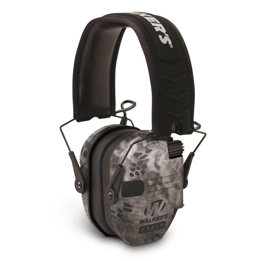 Walker's GWPRSEMKPT Razor Slim Electronic Muff - Kryptek Camo