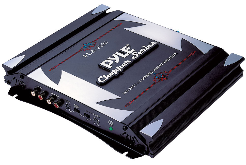 Pyle PLA2200 1400 Watt 2 Channel Chopper Car Amplifier