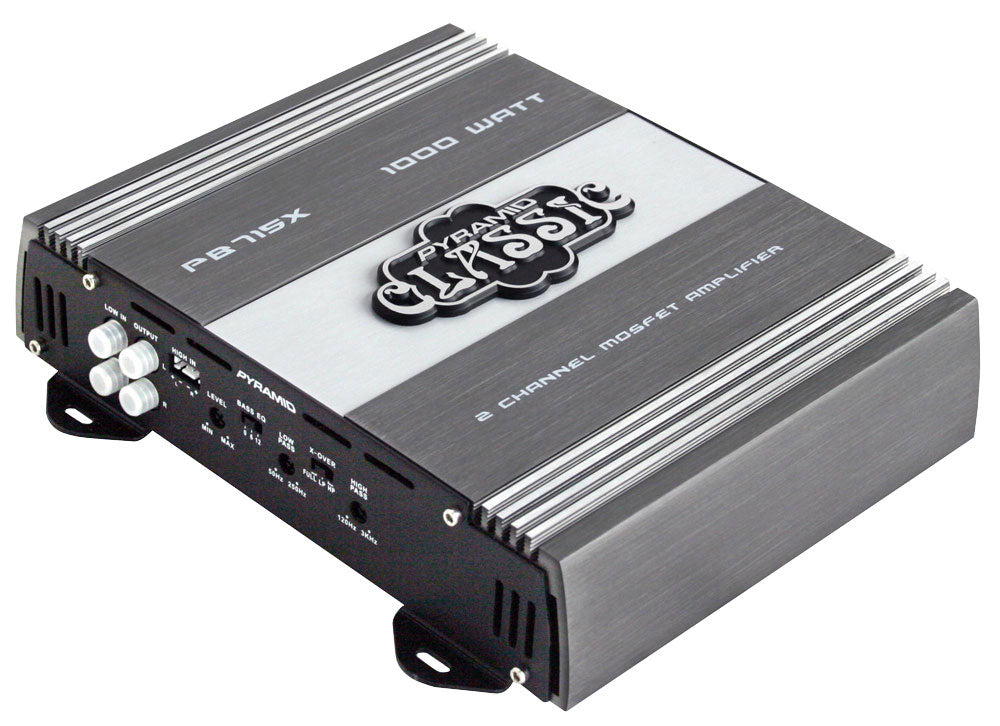 Pyramid PB715X 1000 Watt 2 Channel Car Amplifier