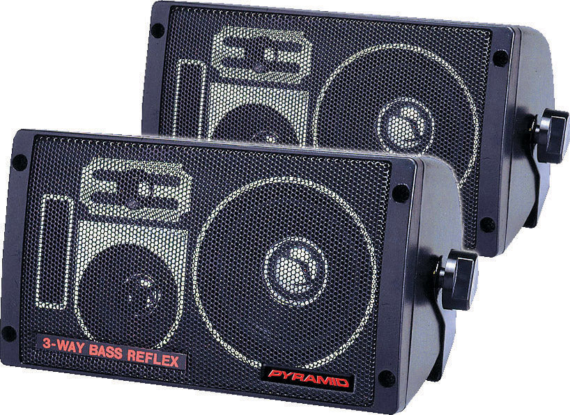 Pyramid 2060 3 Way 200 Watt Mini Box Speakers