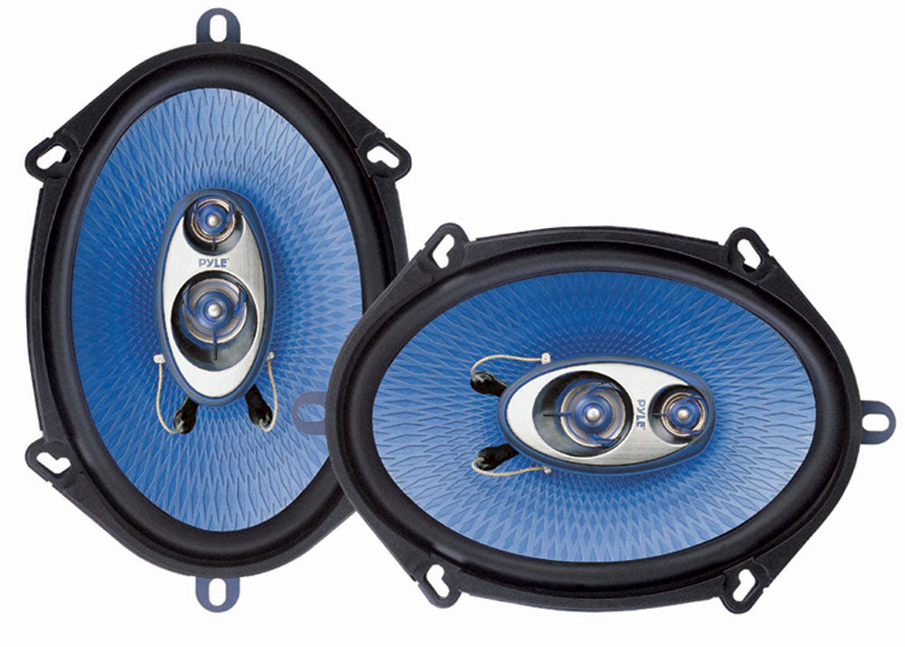 Pyle PL573BL 5" x 7"/6" x 8" 3 Way 300 Watt Car Speakers (pair)