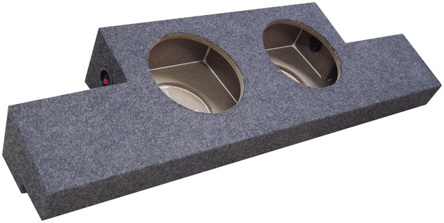 Q Power GMC102004 2x10 Wedge Ebox Subwoofer Box For GM CrewCab 04-08