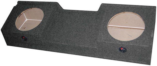 Q Power GMC12DF Dual 12" D-Fire Ebox For 1999-06 GM Extended Cab