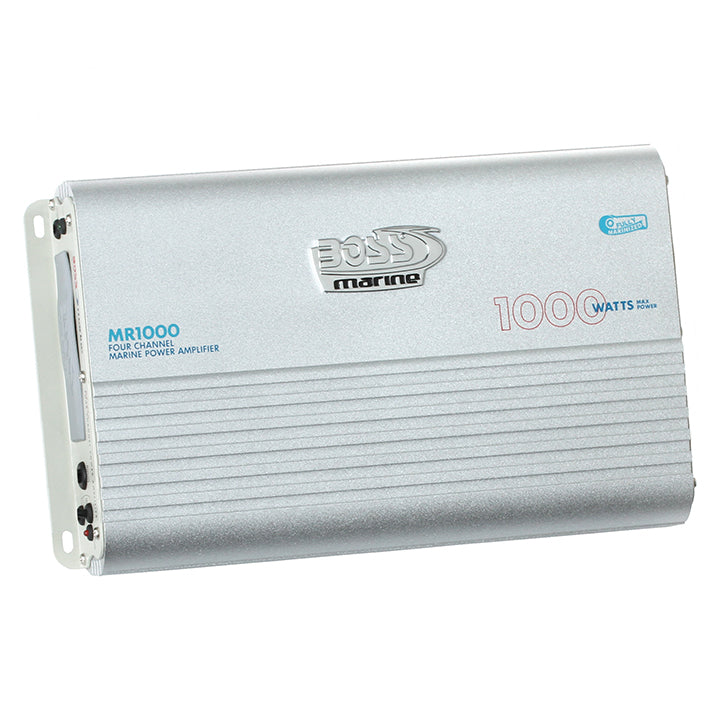 Boss Audio MR1000 4 Channel 1000 Watt Marine Boat Amplifier