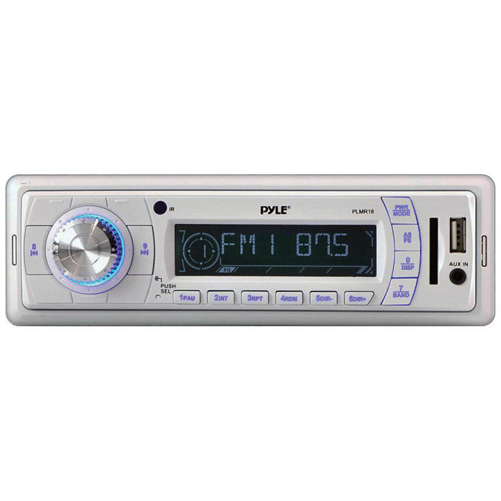 Pyle PLMR18 Marine Boat SD/MMC/USB Receiver 50 x 4 Watts