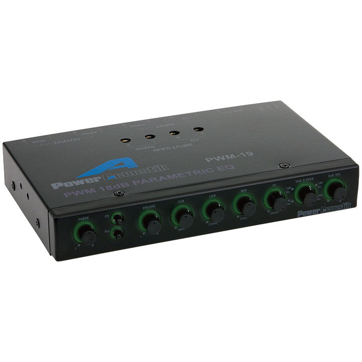 Power Acoustik PWM19 3 Band Parametric Car Equalizer