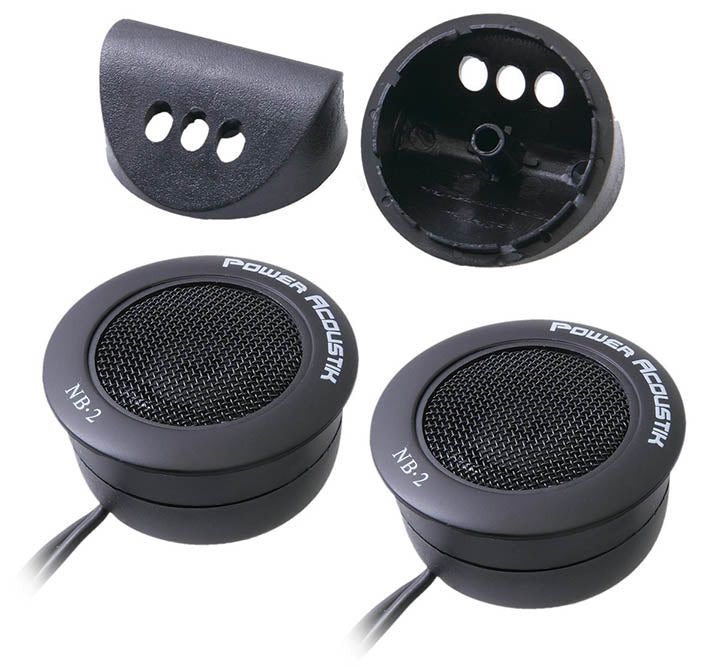 Power Acoustik NB2 3 Way Mount 200 Watt Car Tweeter