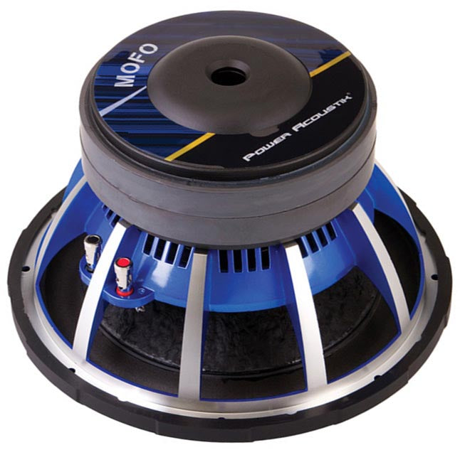 Power Acoustik MOFO122X 12" 2500 Watt 2 Ohm DVC Car Subwoofer