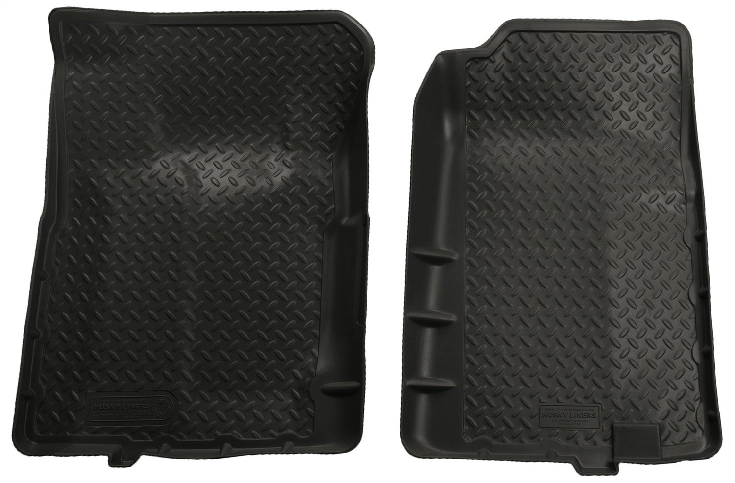 Husky Liners Classic Style Series | 1992-1994 Chevrolet Blazer, 1988-1999 Chevrolet C 1500/K 1500 Extended | Front Floor Liners, Black | 31101, Medium