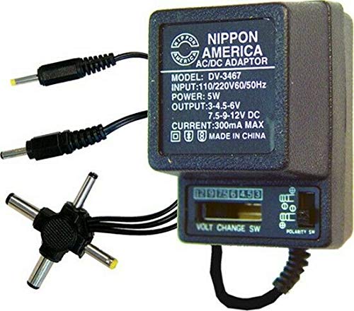 Nippon DV3467 AC DC Adapter 300mA