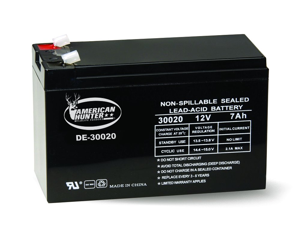 American Hunter DE-30020 12v 7 Amp Hr Rechargeable Battery