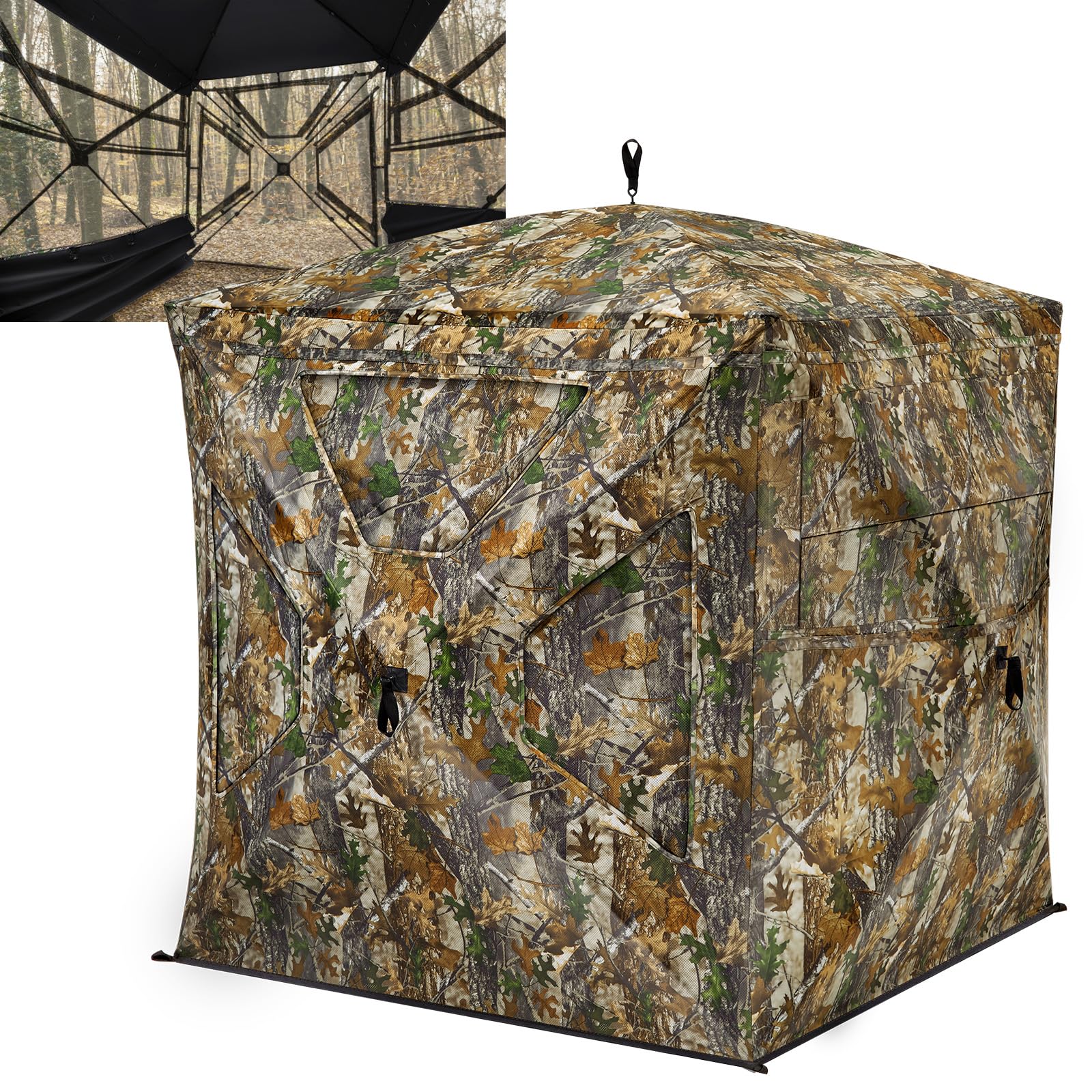 TIDEWE 270° See Through Hunting Blind, Ground Blinds for Deer Hunting