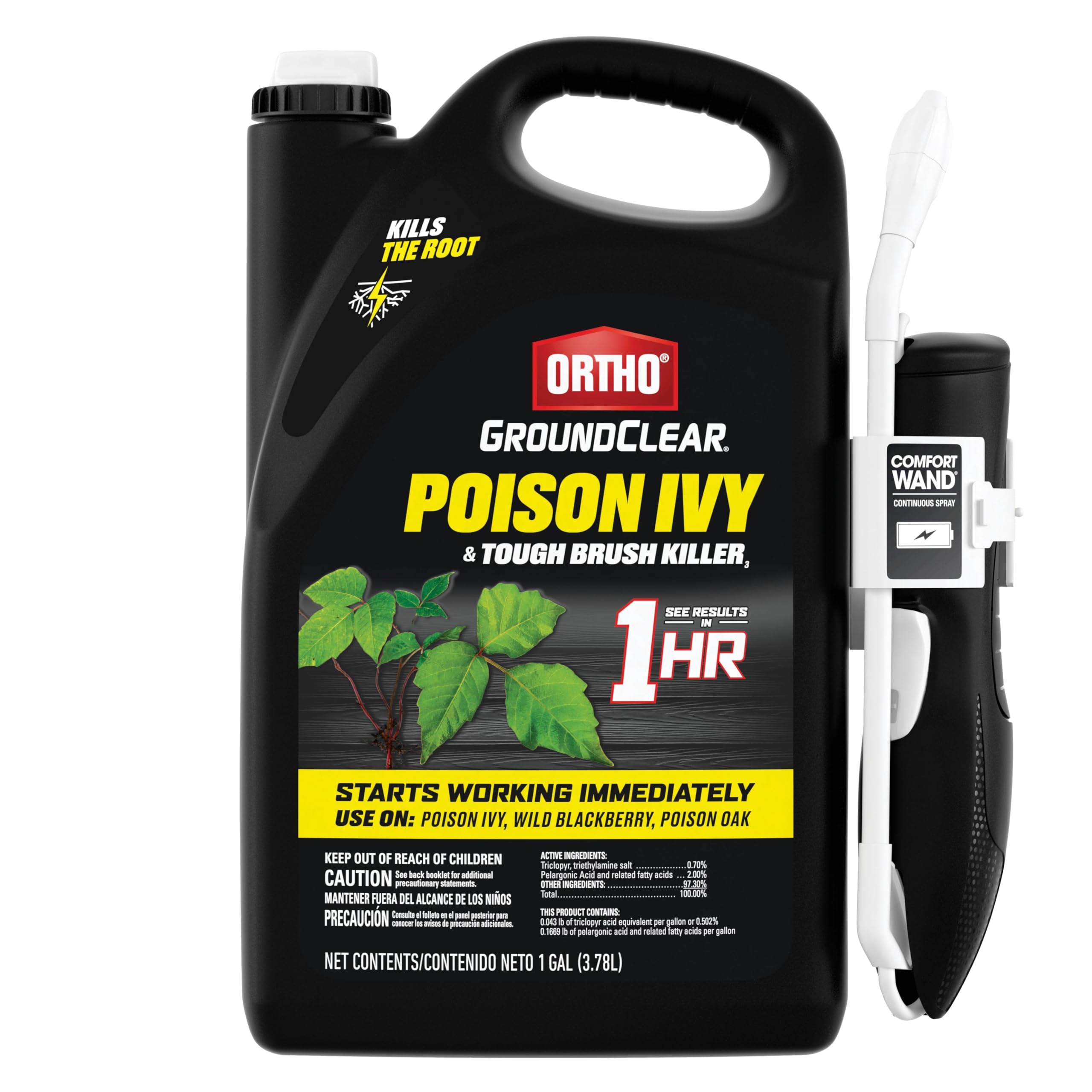 Ortho GroundClear Poison Ivy & Tough Brush Killer3, 1 gal.