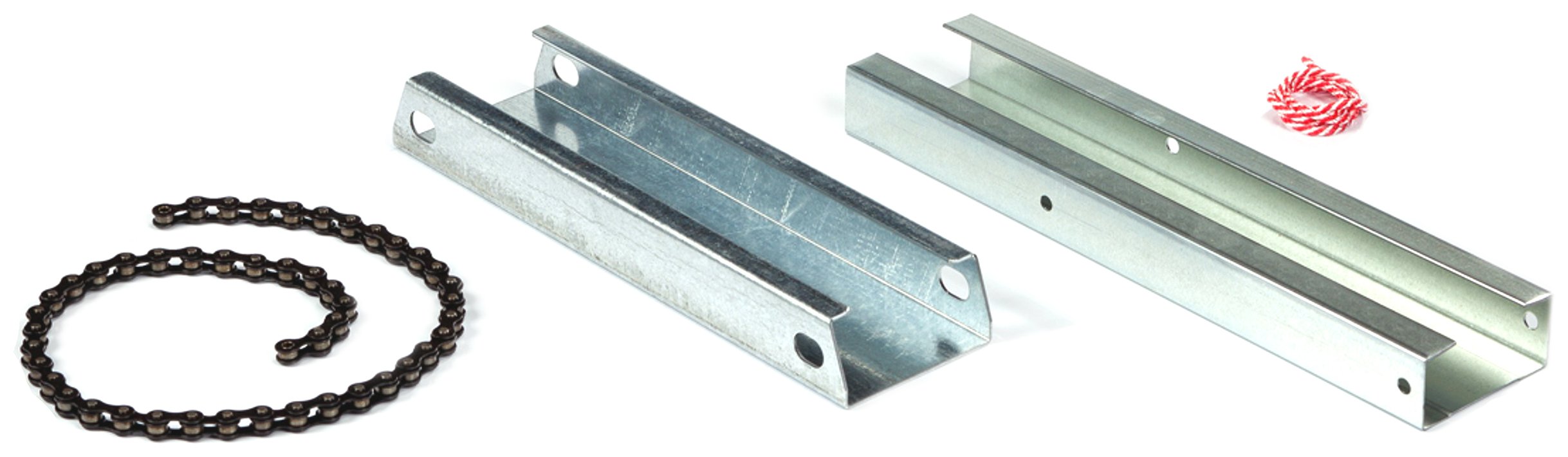 Chain Drive Enclosed C-Channel Garage Door Opener Rail Extention Kit