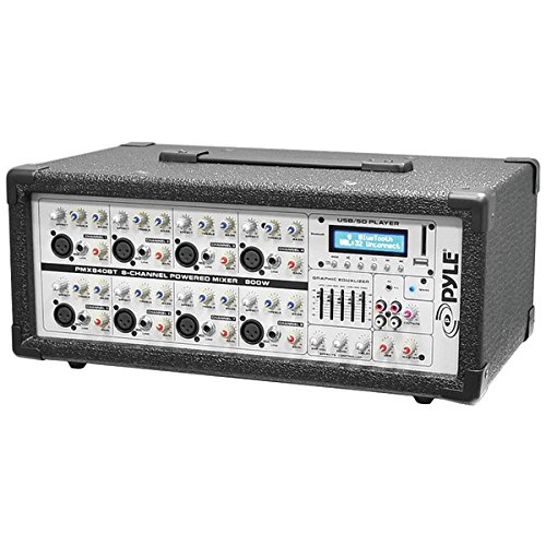 Pyle PMX840BT 8-Channel 800-Watt Bluetooth Mixer