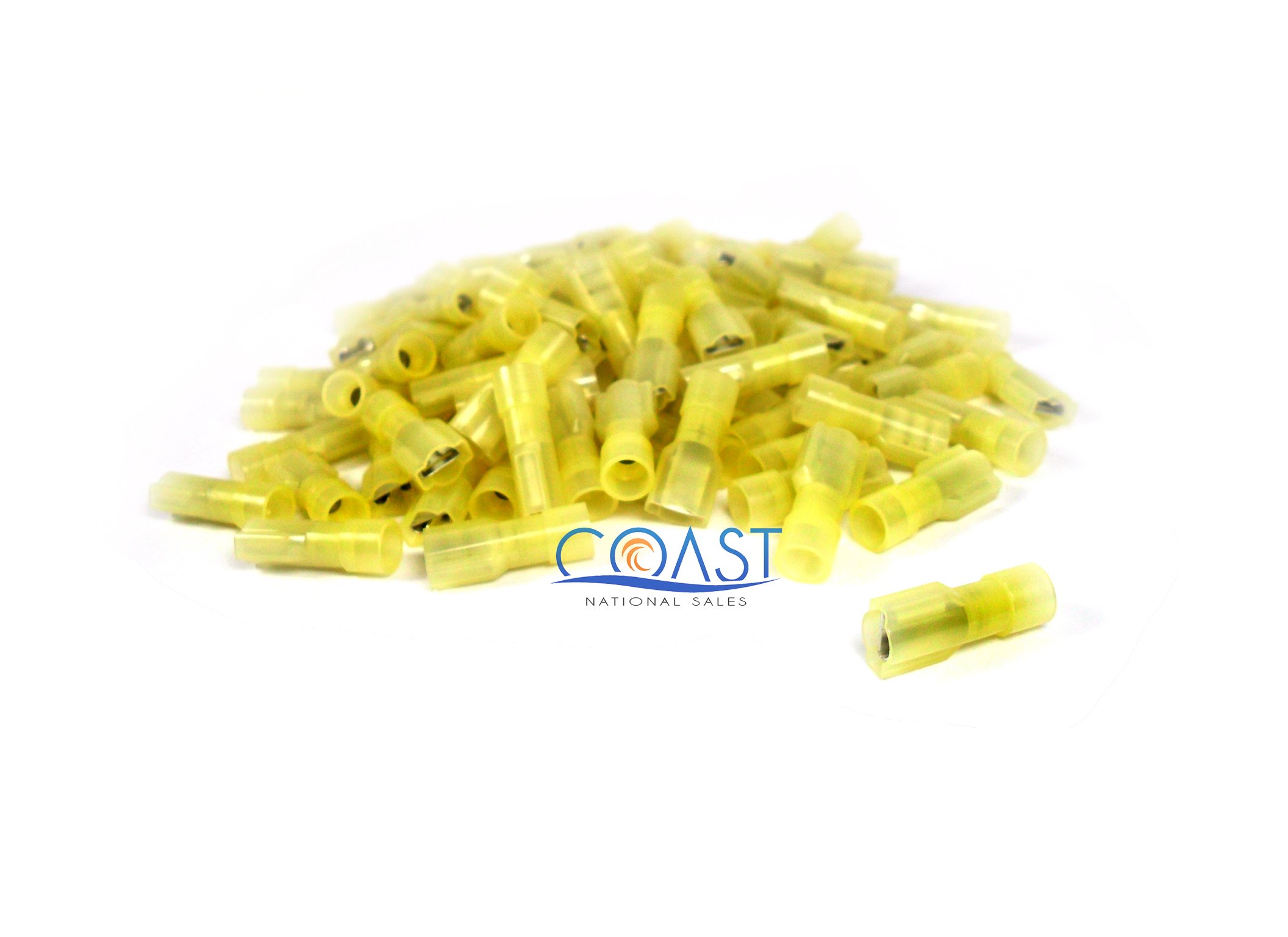 XSCORPION FD250NFY Quick Disconnect 10/12ga. Female Yellow (100 pack)