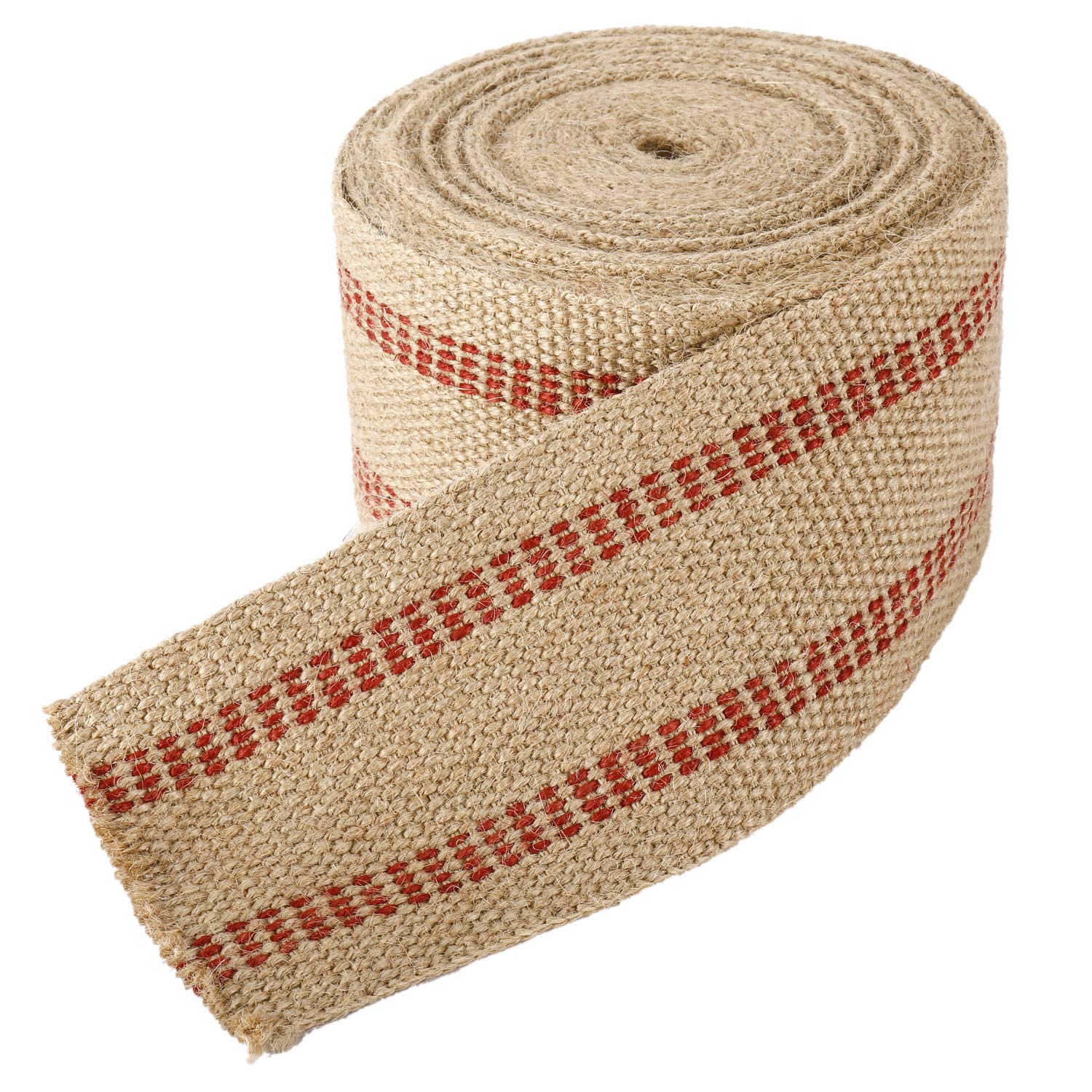 YaeCCC Jute Webbing,Upholstery Webbing for Chair,3.5"x10Yd Upholstery Strap