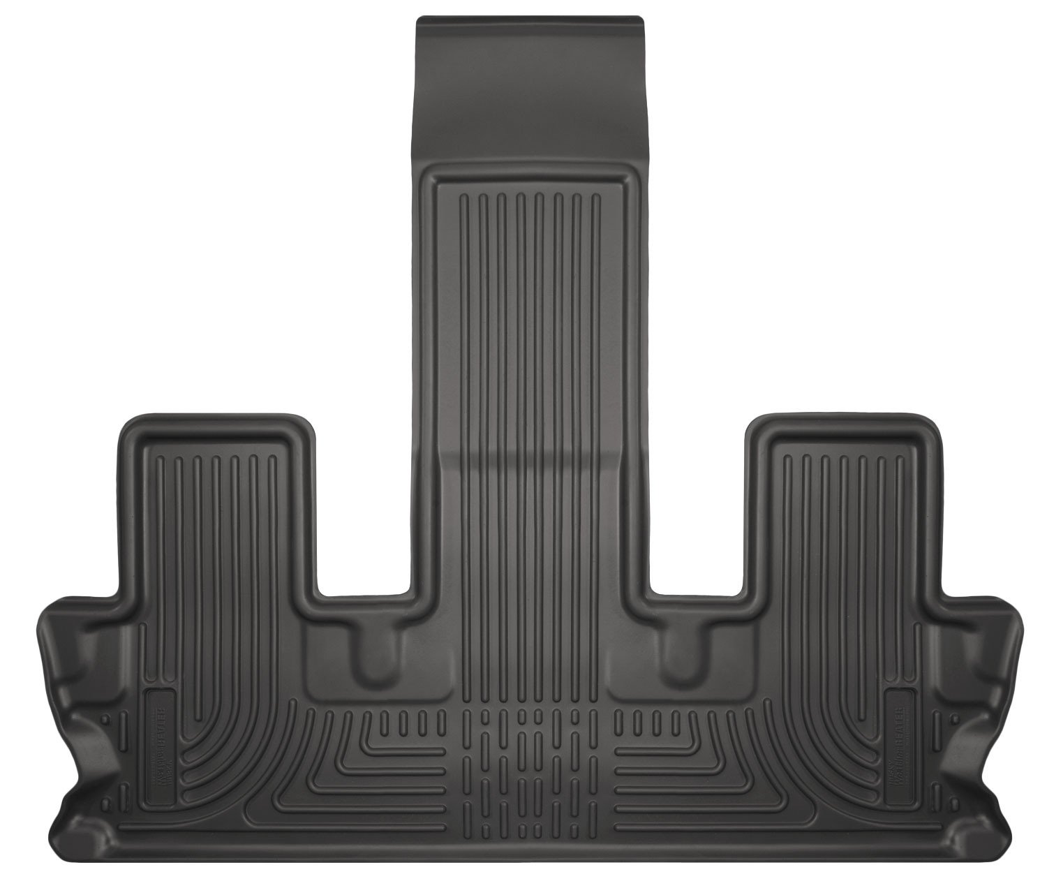 Husky 19601 Weatherbeater 3rd Seat Floor Liner Black For 14-19 Toyota Highlander