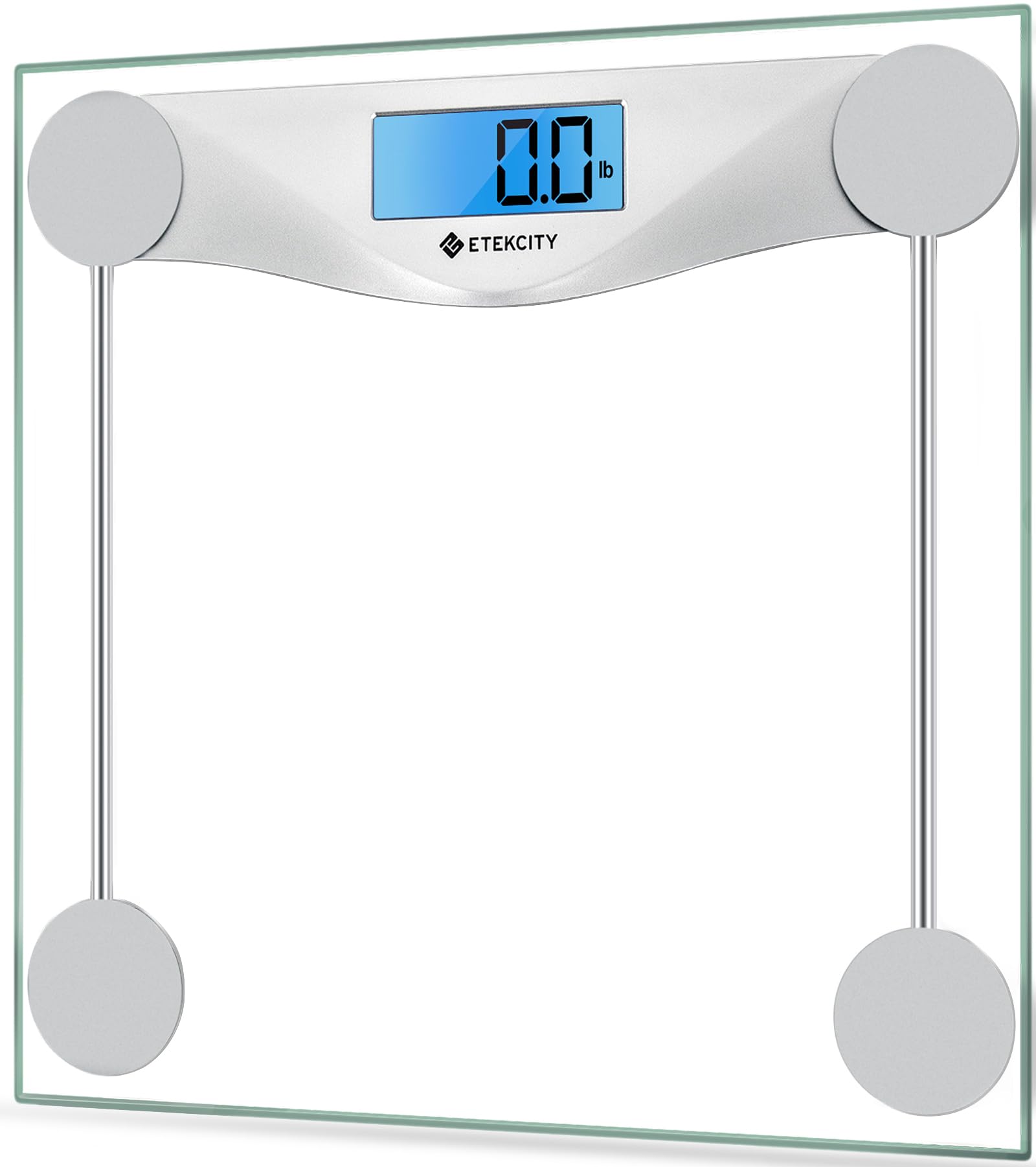 Etekcity Digital Body Weight Bathroom Scale, 6mm Tempered Glass, 400 lbs