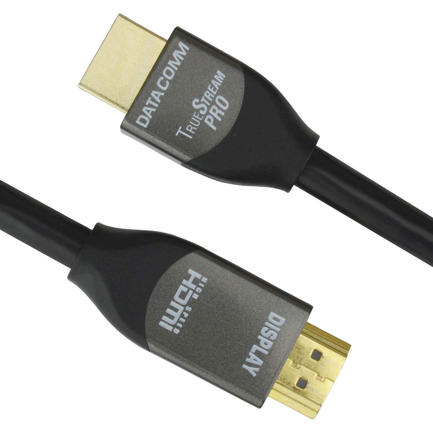 Datacomm Electronics 46-1815-BK TrueStream Pro 18 Gbps HDMI w/Ethernet (15')
