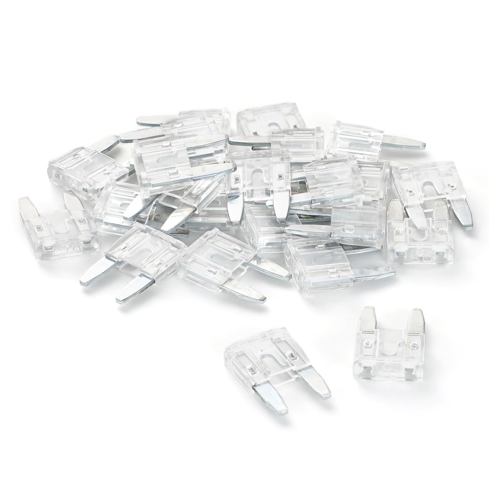 (25Pcs) 25 Amp Mini Car Fuses, 25A Automotive Fuses, Blade Fuse for Car/RV/Truck/SUV/Motorcycle/Boat