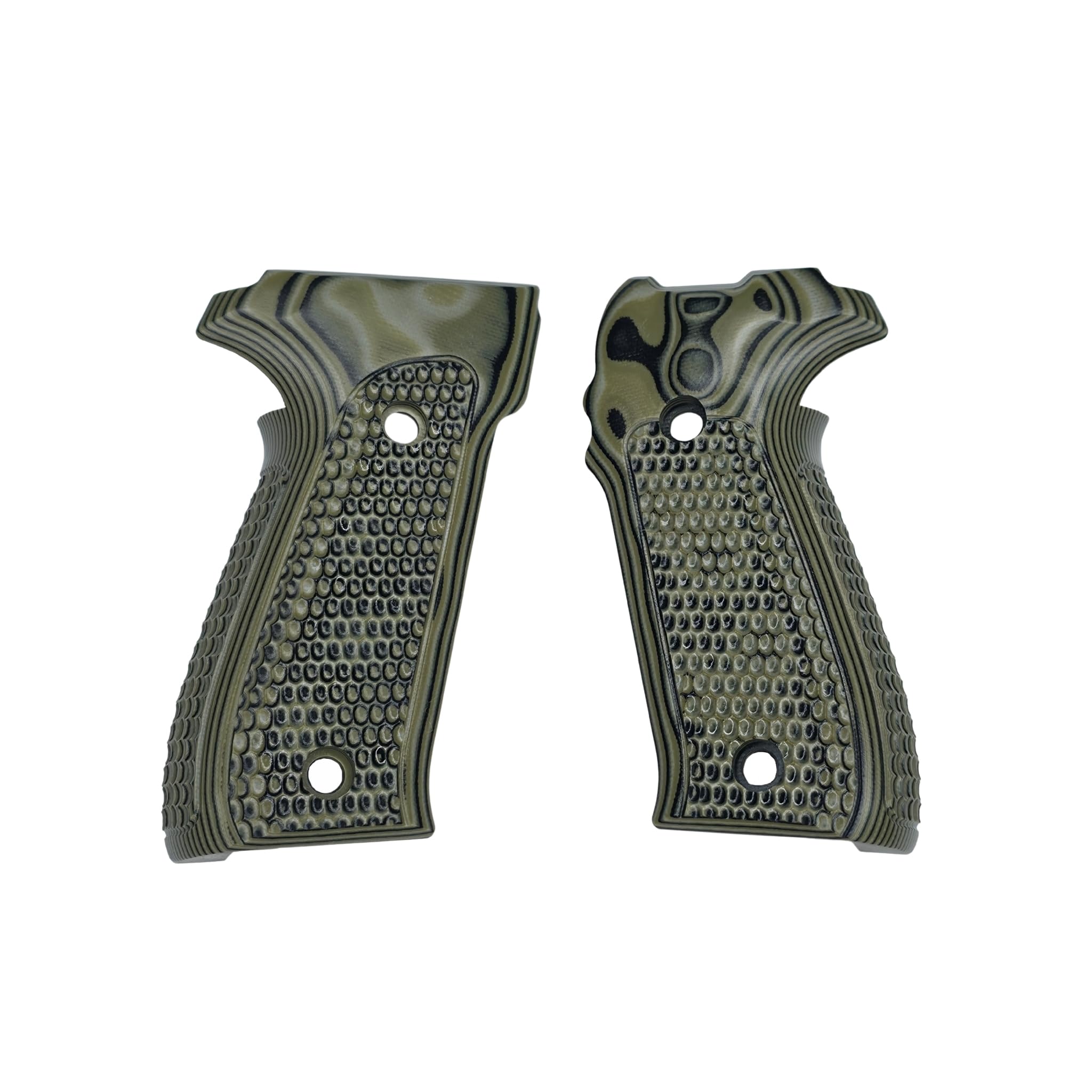 Hogue 26138 Sig Sauer P226 Da Sa Piranha G10 G-Mascus Green Lava