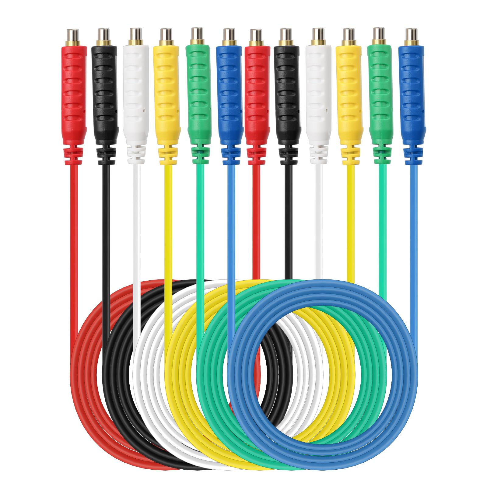 Sumnacon 6 Pcs Magnetic Jumper Wires for HVAC Professional,3VAC 5A 2AWG