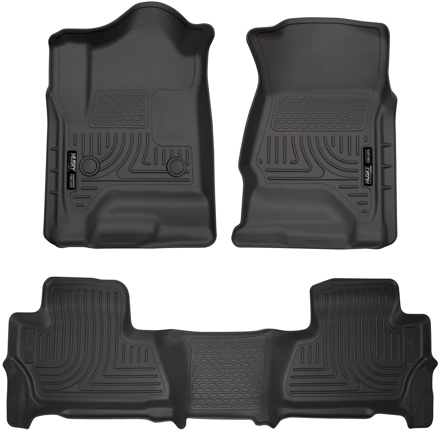 Husky 99201 Front/2nd Seat Floor Liners For 15-2020 Tahoe/Yukon Front/2nd