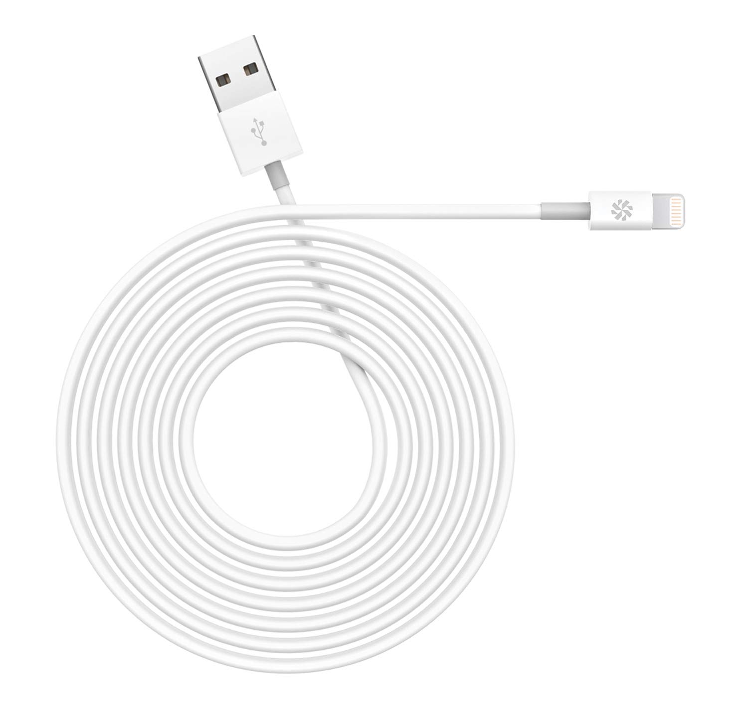 KANEX K8PIN4F Charge & Sync USB Cable w/Lightning Connector, 4ft/1.2m (White)