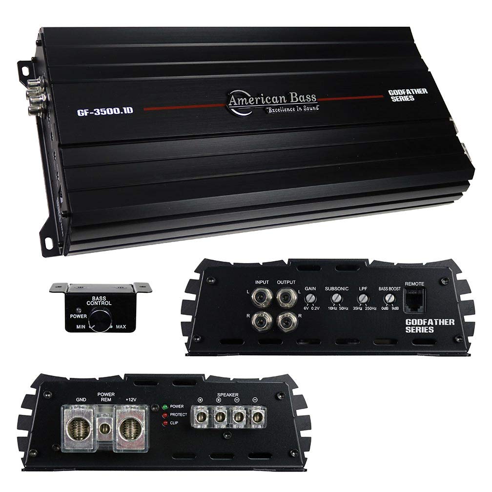 American Bass GF35001D Monoblock Amplifier, 3047 Watts RMS