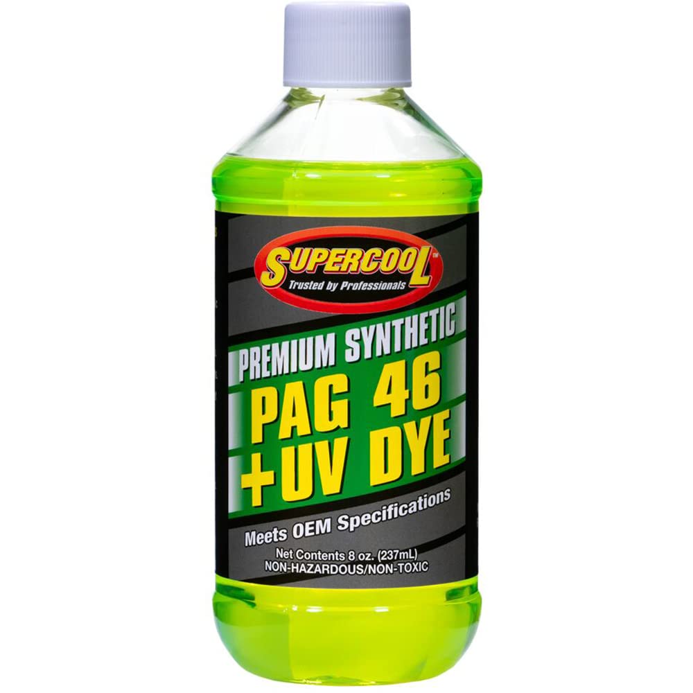TSI Supercool P46-8D PAG Oil 46 Viscosity with UV Dye 8oz 1-Pack