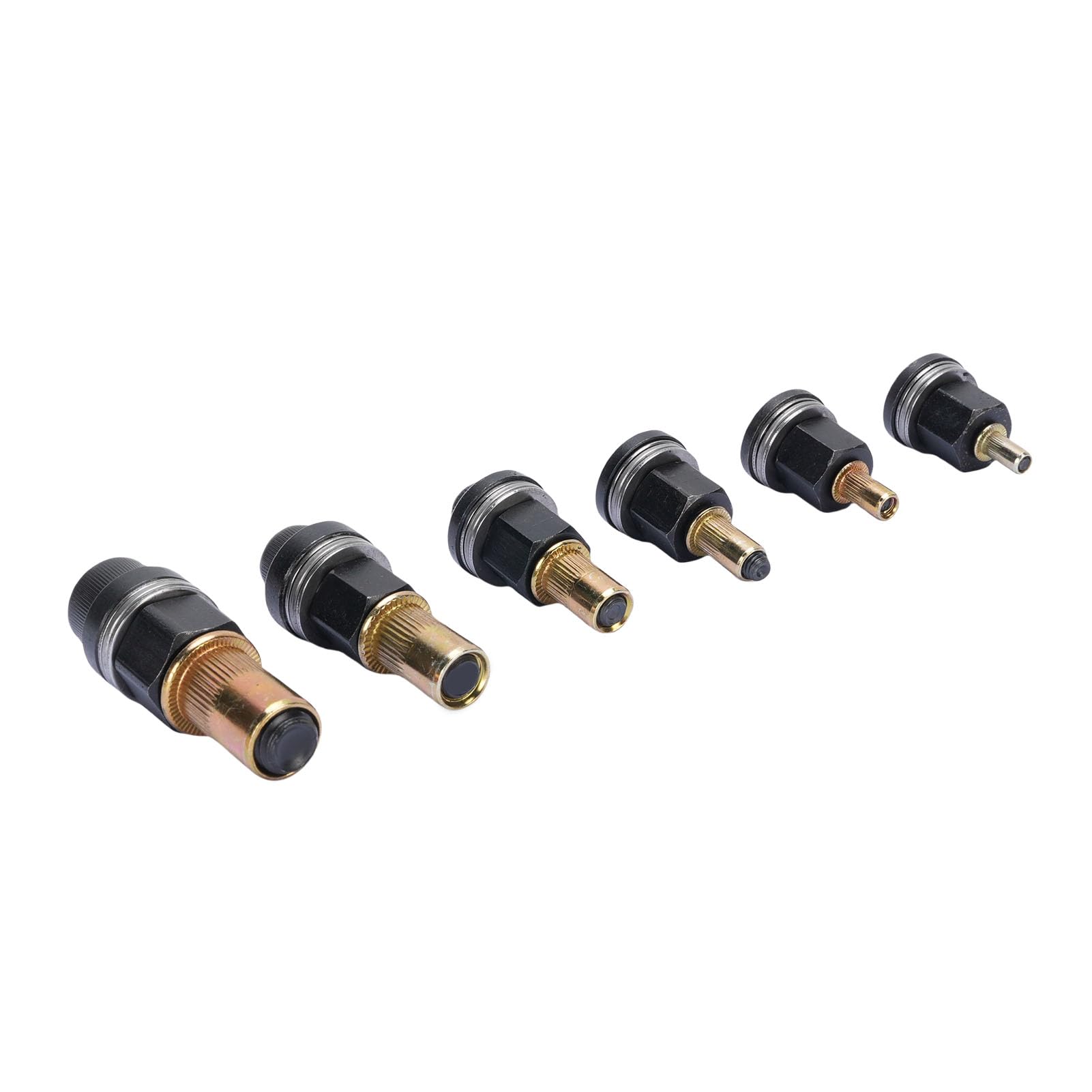 NOENNULL 6 Pcs Rivet Nut Nut Tool Set M3 M4 M5 M5 M6 M8 M10 Carbon Steel Hand Rivet Nut Head for Space Meubles Industrial