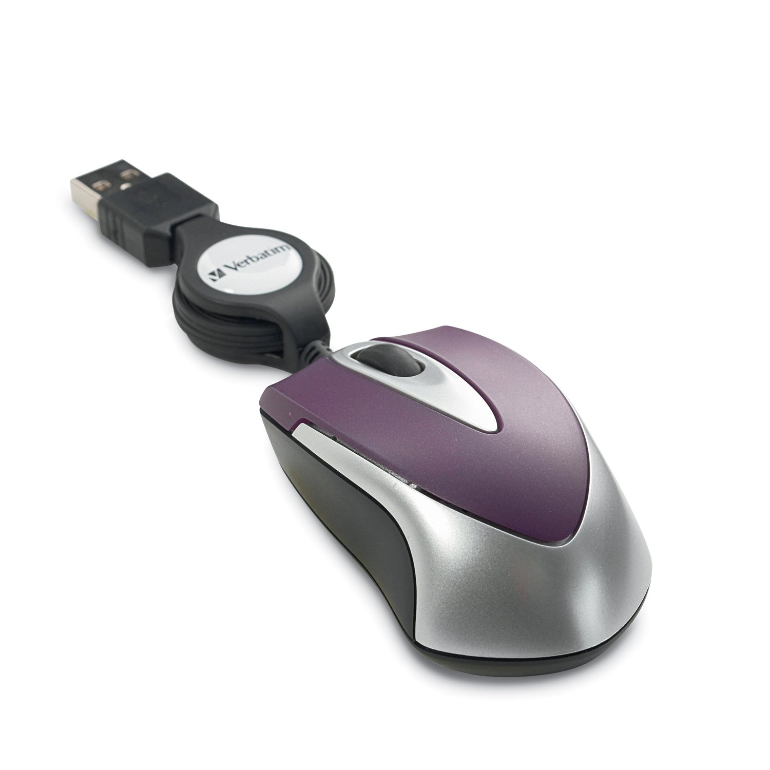 Verbatim 97253 Optical Mini Travel Mouse (Purple)