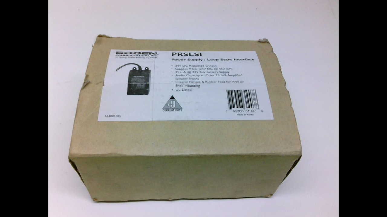 Bogen PRSLSI Power Supply 24v 3 Wire