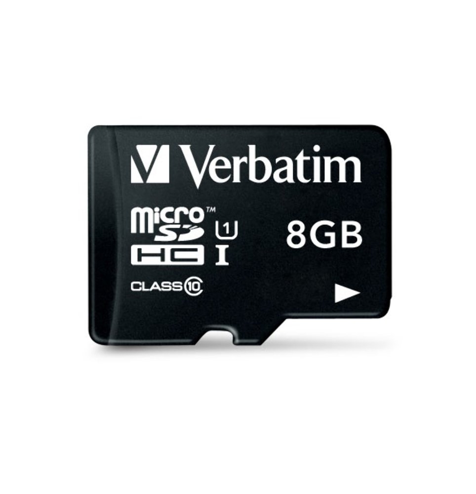 VERBATIM 44081 8Gb Micro-SDHC/CLS10 Adaptor