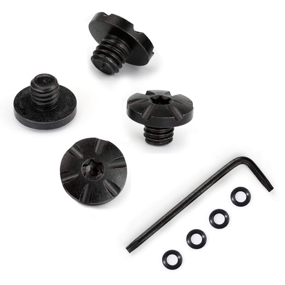 Cool Hand Customized Screws for Sig Sauer P226, P228, P229 Grips, 4 Stainless Steel Screws, 4 O Rings, T10 Torx Key, Black, SP226-4-B