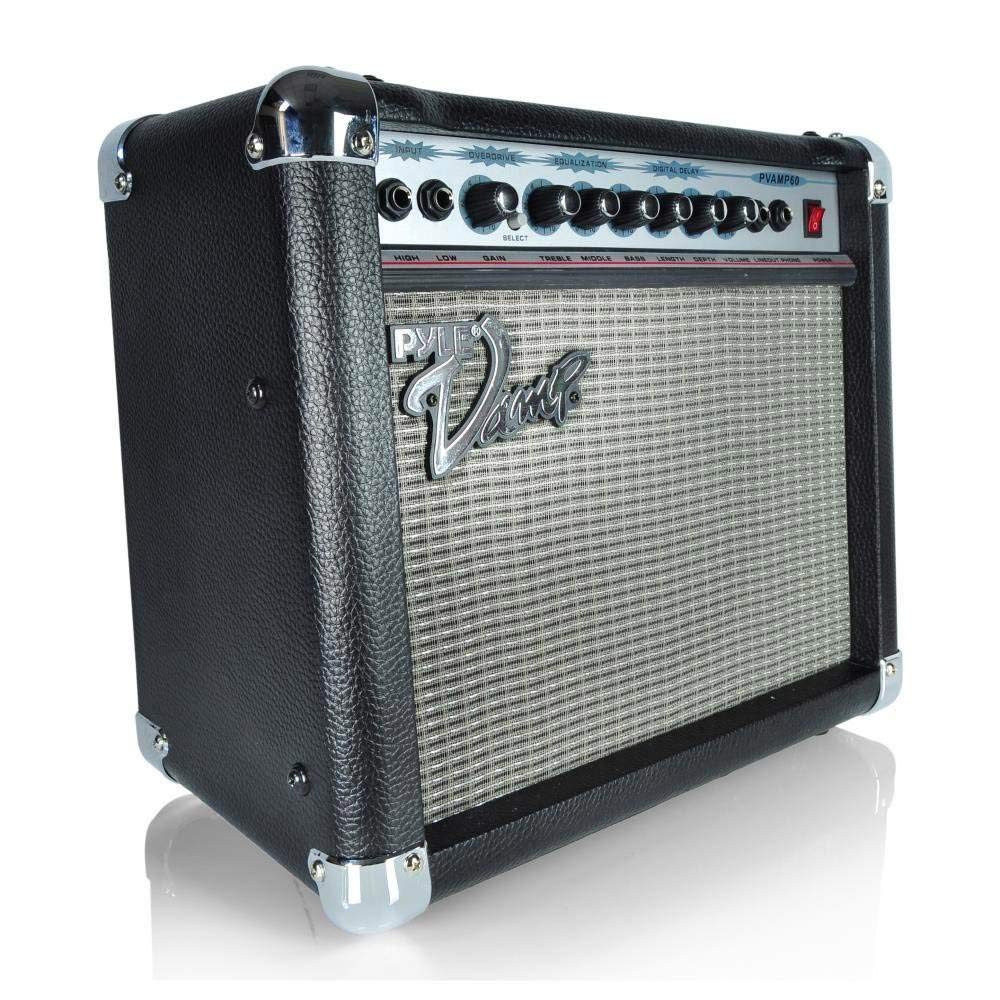 Pyle PVAMP60 Vamp Series Amp (8" Speaker; 60-Watt with 3-Band EQ & Overdrive)