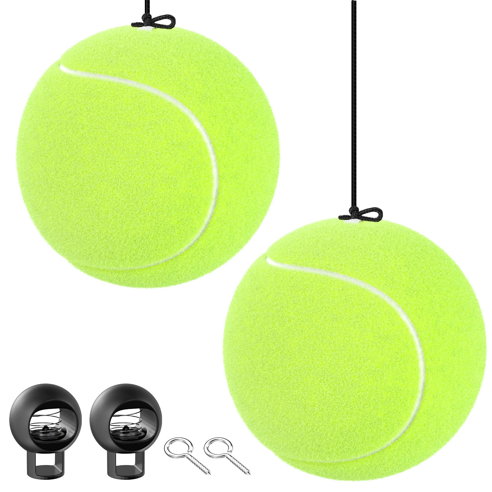 BFXM Garage Tennis Ball Parking Aid, Parking Guide System for Garage Accessories, Stop Indicator, Parking Assist Ball, Aid-Parking Kit, Garage Car Stopper, Pack of 2