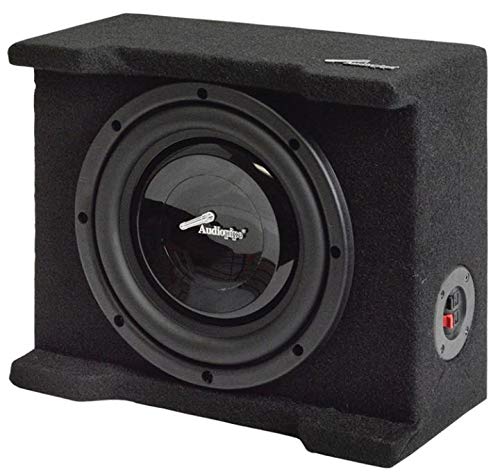 Audiopipe APSB8BDF Single 8" Shallow Downfire Sealed Enclosure with sub