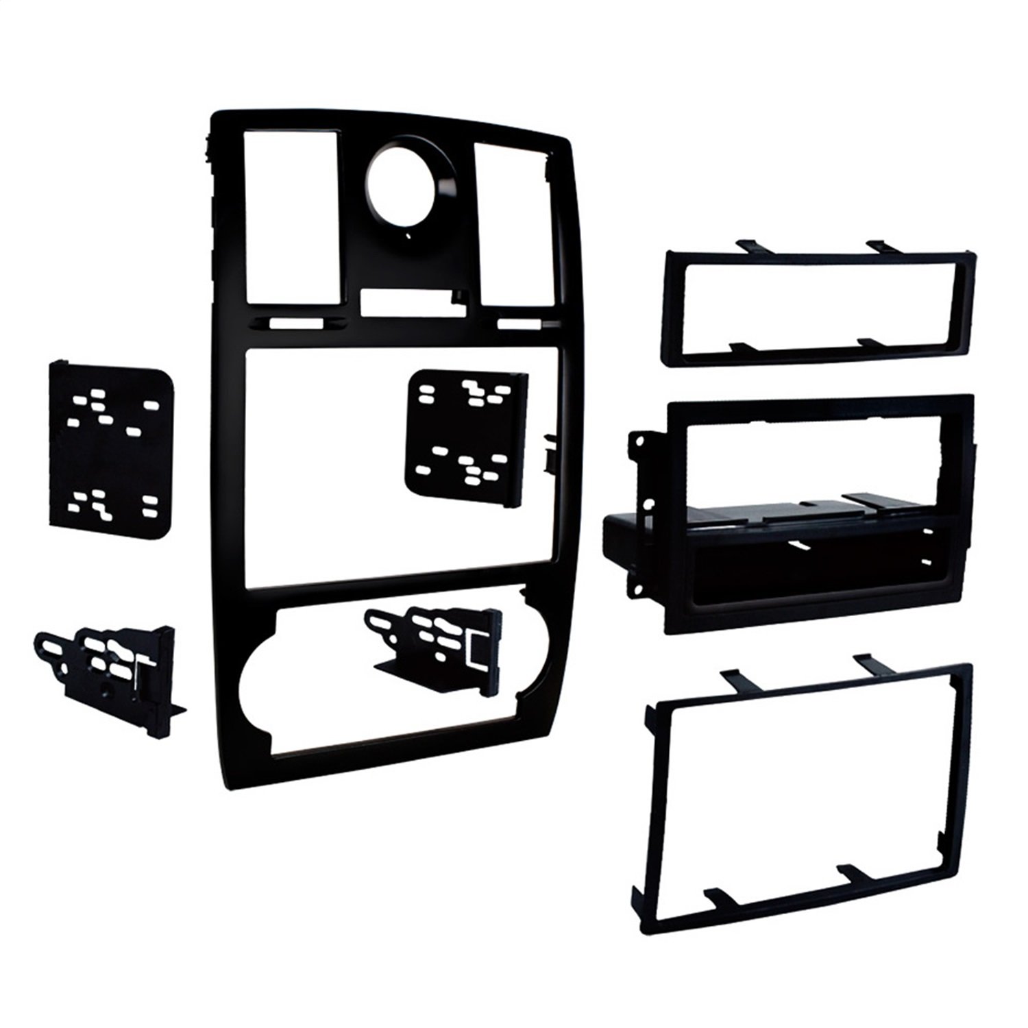 Metra 99-6516B 2DIN/ISO-DIN Install Kit w/OE Bezel for 05-07 Chrysler 300/300C