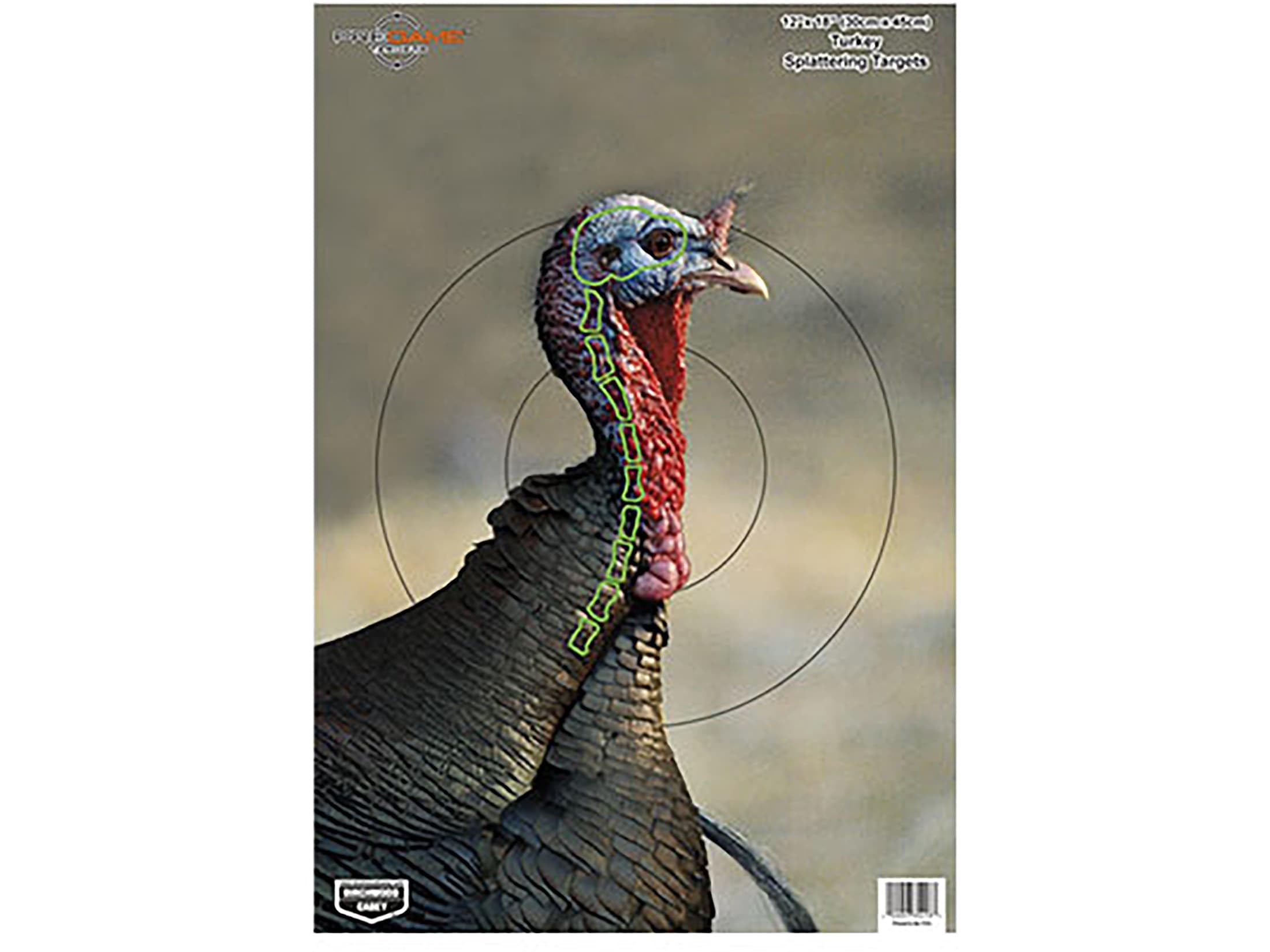 Birchwood Casey 35403 Shooting Target Pre Game Turkey Target 12 x 18, 8-Pack
