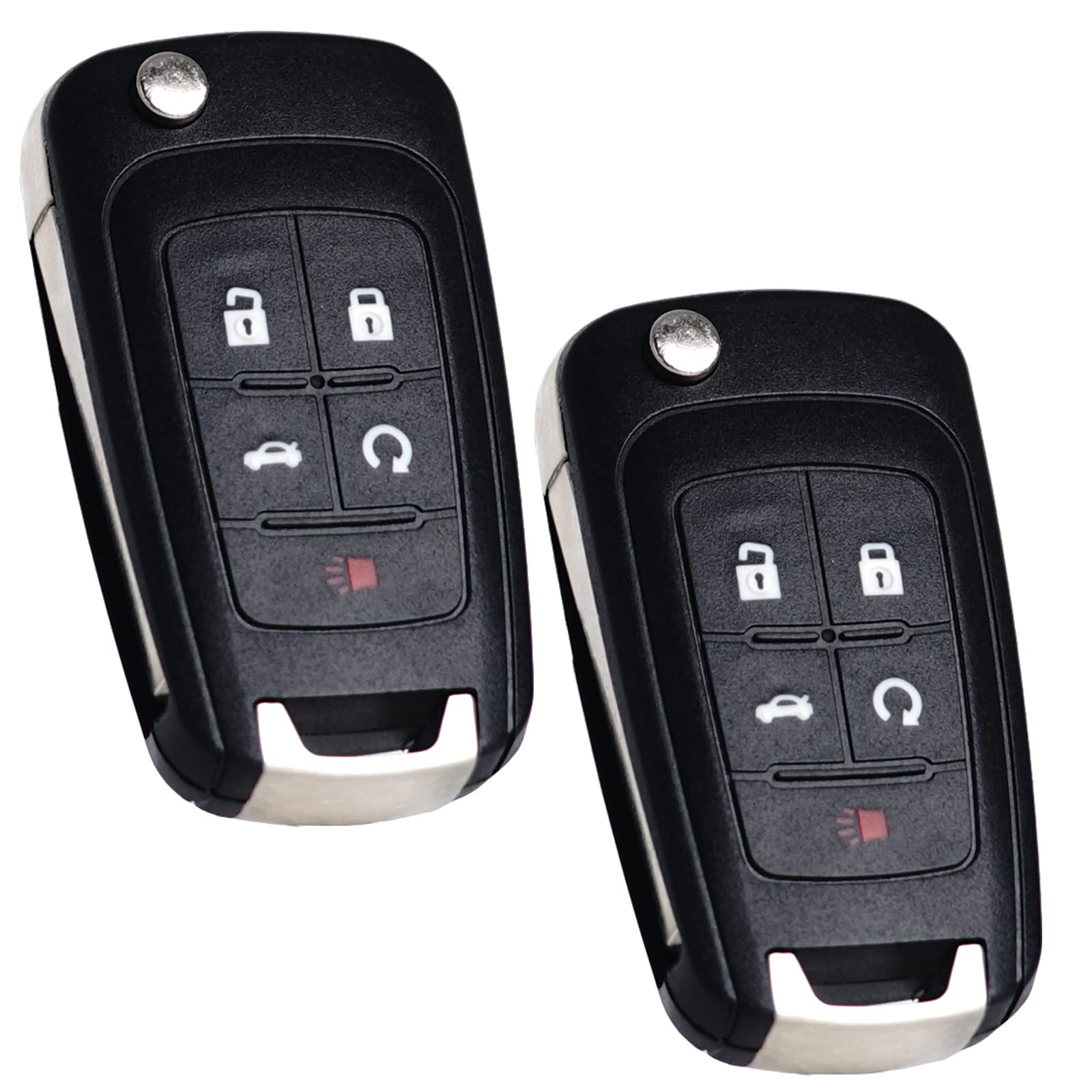 SUPALAND Key Fob Replacement Fits for Chevy Cruze Equinox Camaro Impala Malibu Sonic Buick Regal Verano Encore Lacrosse GMC Terrain 2010-2021 OHT01060512 Keyless Entry Remote Control 13504199