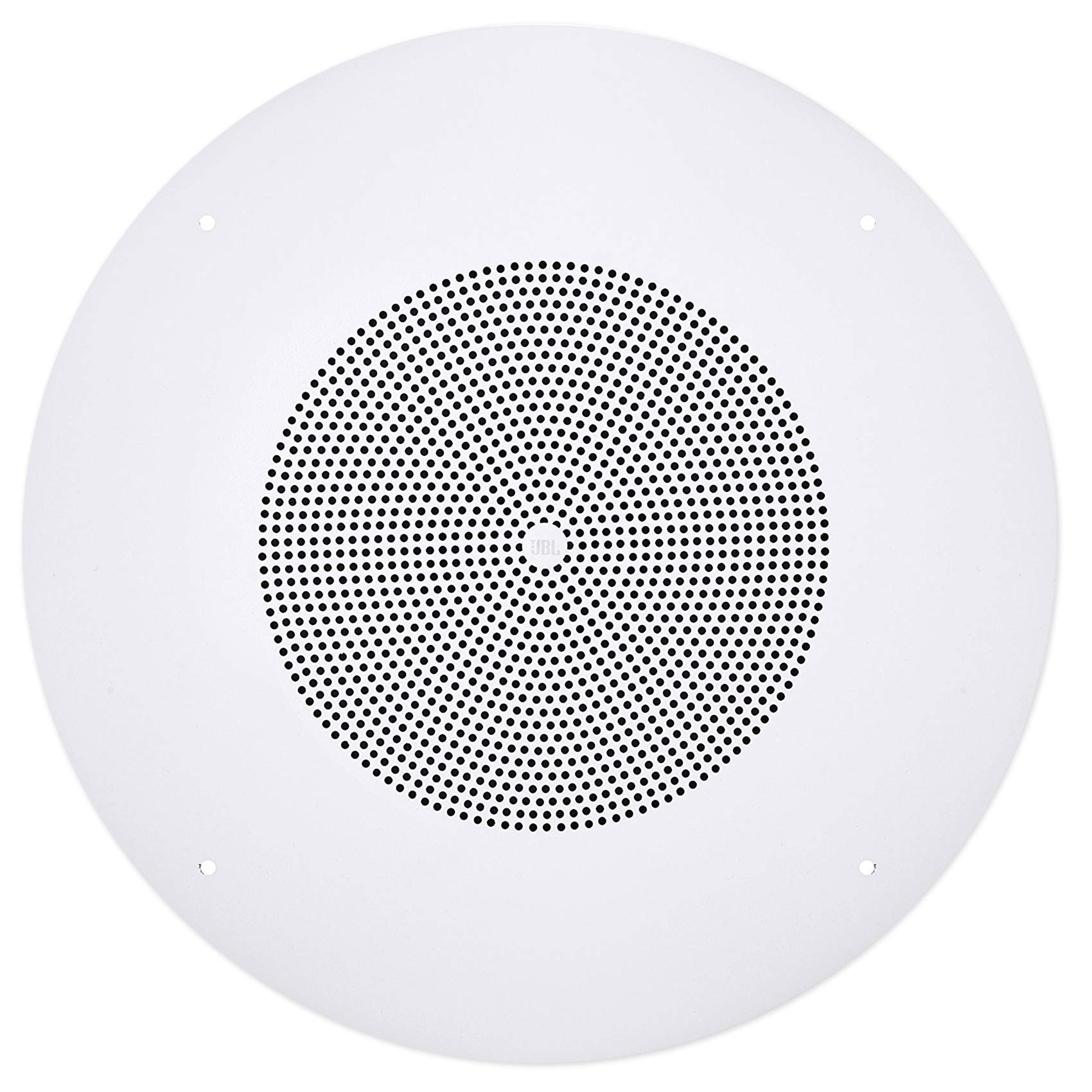 JBL Professional CSS8008 Commercial Series Round Ceiling Speaker, 8”. 5-Watt Multi-Tap Transformer for 100V, 70V and 25V Distributed Lines. Single Speaker. White and Paintable